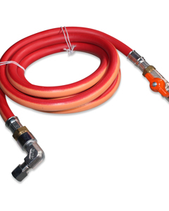 Connection set for gas brooder natural gas export V22